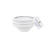 Rustica Antique White Mini Two Handled Bowls